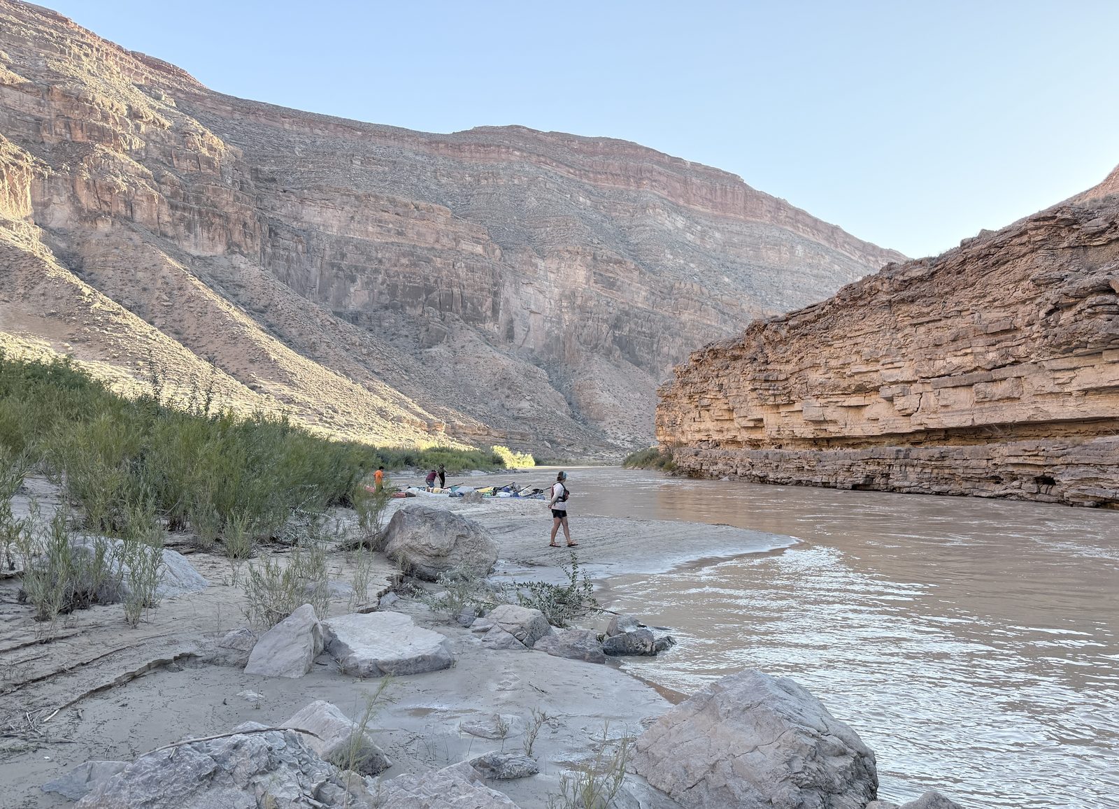 San Juan River canyon walls