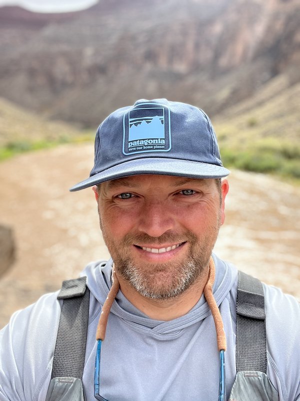 Stu Baggaley on the trail